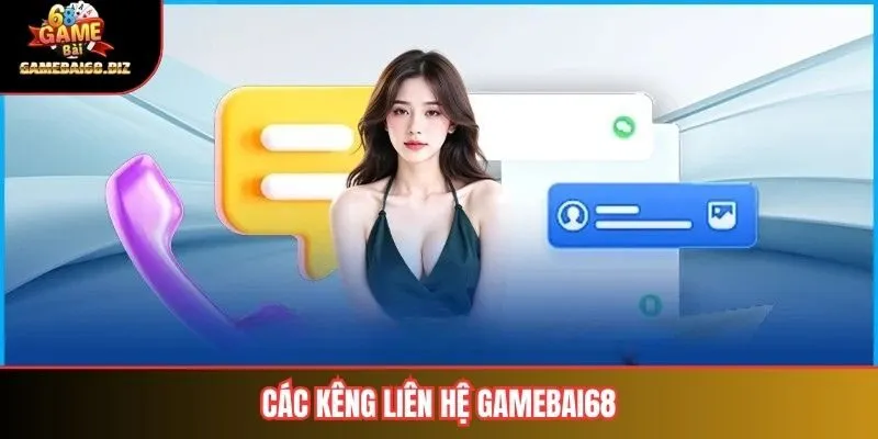 Liên Hệ Gamebai68 2 Các kênh liên hệ Gamebai68