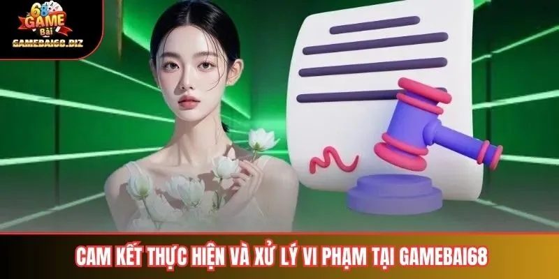 Điều Kiện Và Điều Khoản 3 Cam kết thực hiện và xử lý vi phạm tại Gamebai68