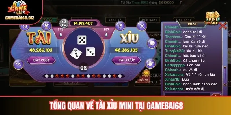 Tài Xỉu Mini Gamebai68: Giải Trí Nhanh, Dễ Chơi Và Đầy Kịch Tính 1 Tổng quan về tài xỉu mini tại gamebai68