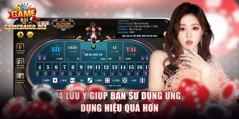 App Tài Xỉu: Bỏ Túi Những Cái Tên Chất Lượng Hiện Nay 3 4 lưu ý giúp bạn sử dụng ứng dụng hiệu quả hơn