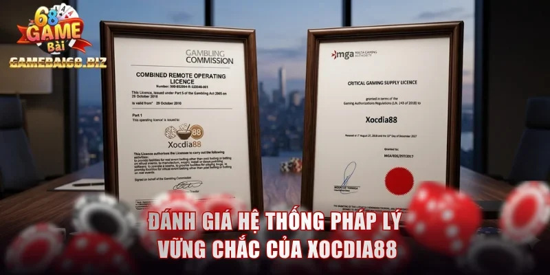Đánh giá hệ thống pháp lý vững chắc của Xocdia88